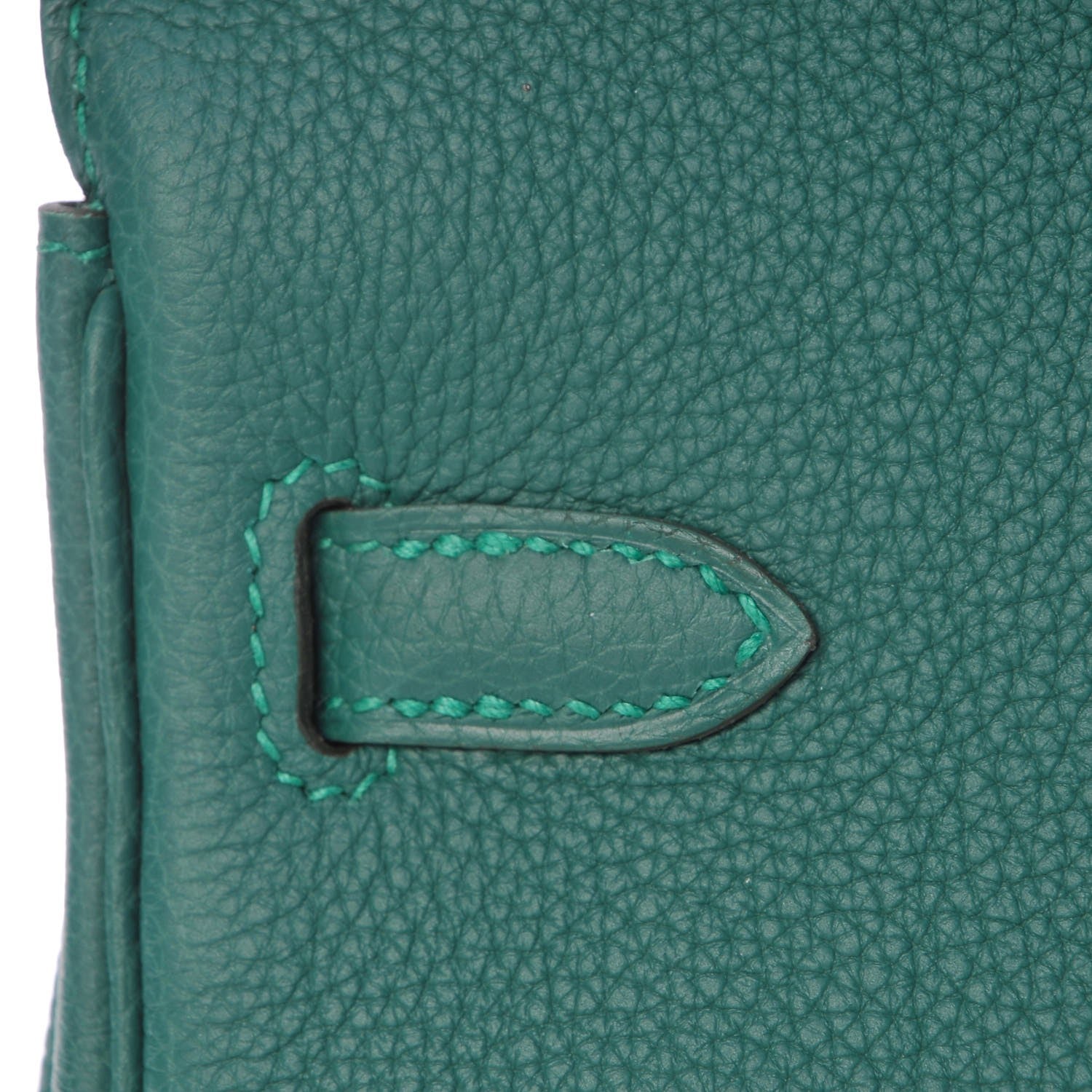 Hermes Togo Birkin 25 Malachite 29 of 35