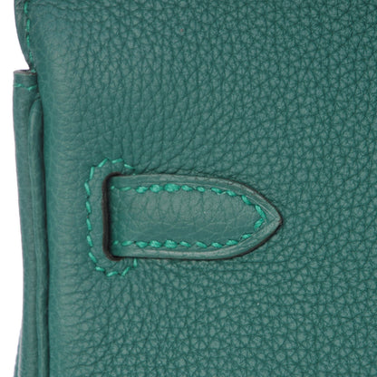 Hermes Togo Birkin 25 Malachite 29 of 35
