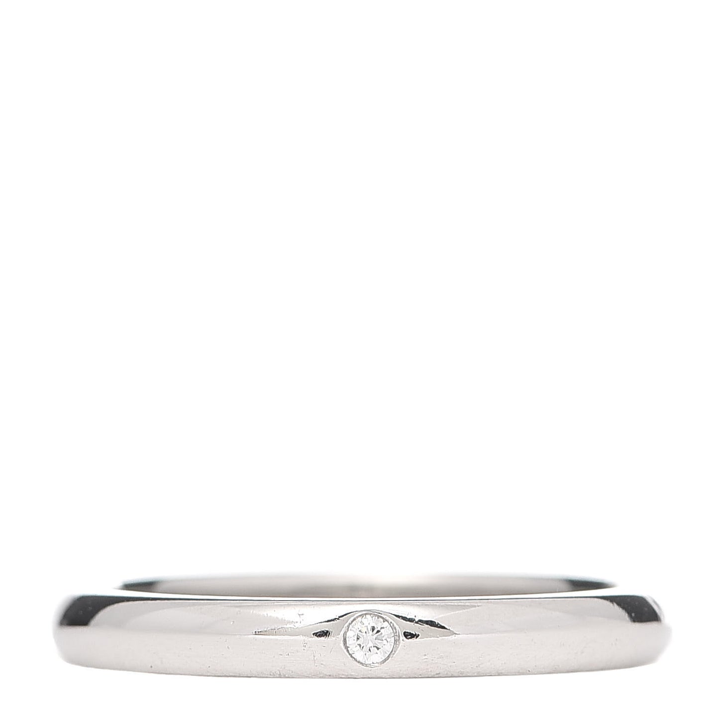 Platinum Diamond Elsa Peretti Band Ring 59 8.75