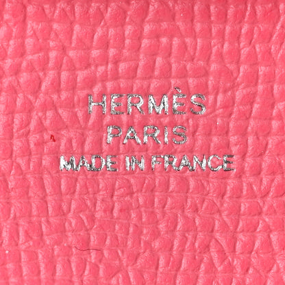 Hermes Epsom Bastia Coin Purse Rose Azalee 6 of 7