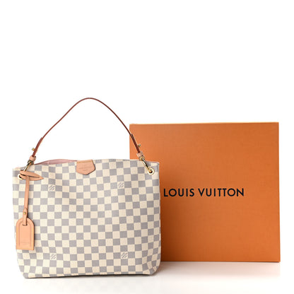 Louis Vuitton Damier Azur Graceful PM Rose Ballerine 12 of 12