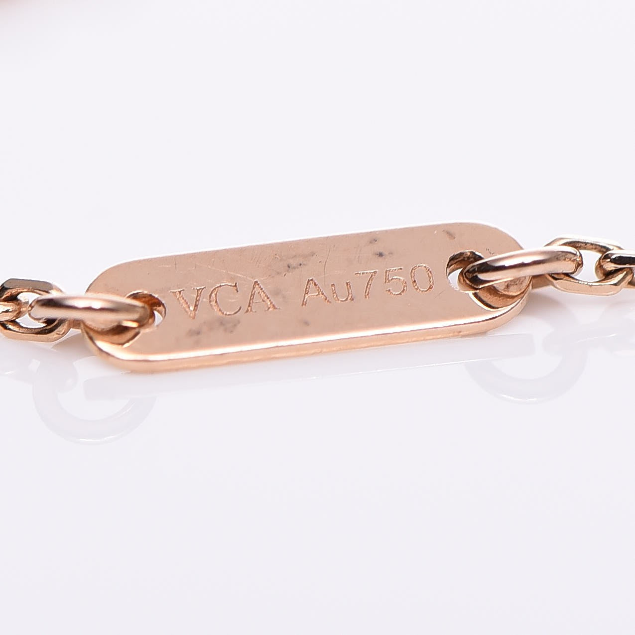 18K Rose Gold Carnelian Sweet Alhambra Bracelet