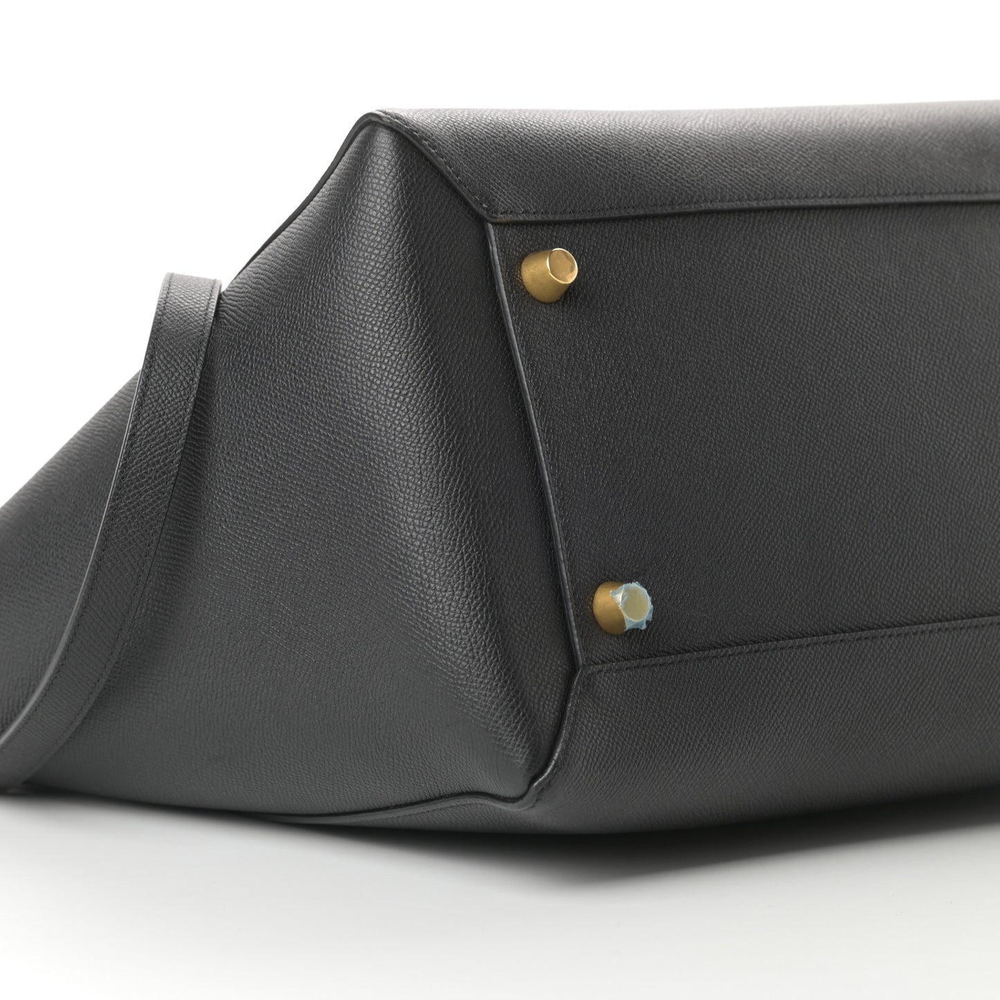 Grained Calfskin Small Belt Bag Black