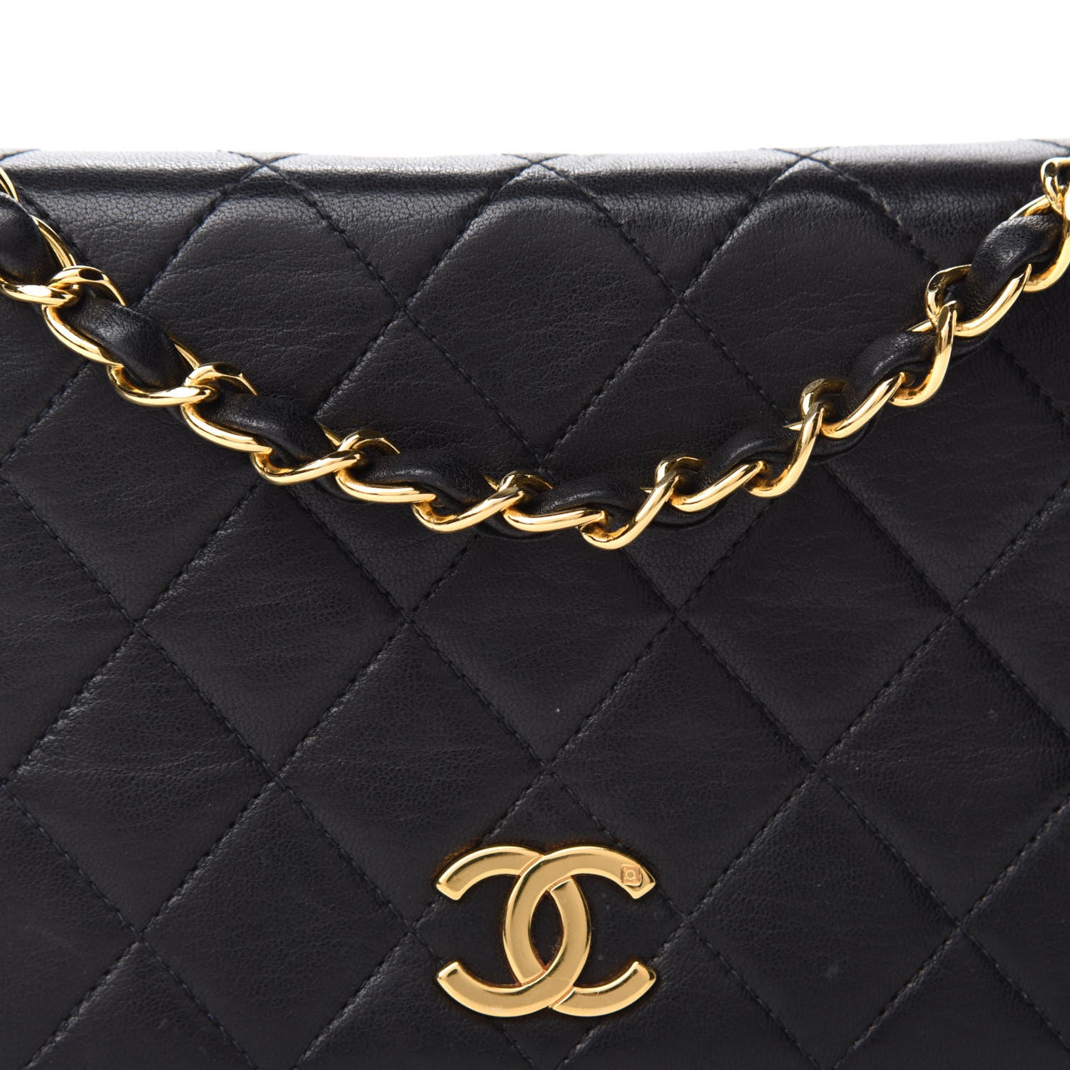 Chanel Lambskin Quilted Mini Flap Black 13 of 13