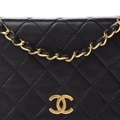 Chanel Lambskin Quilted Mini Flap Black 13 of 13