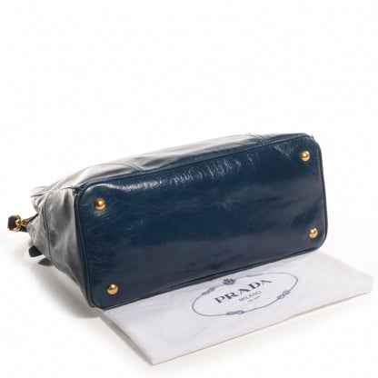 Prada Vitello Shine Tote Denim 4 of 11