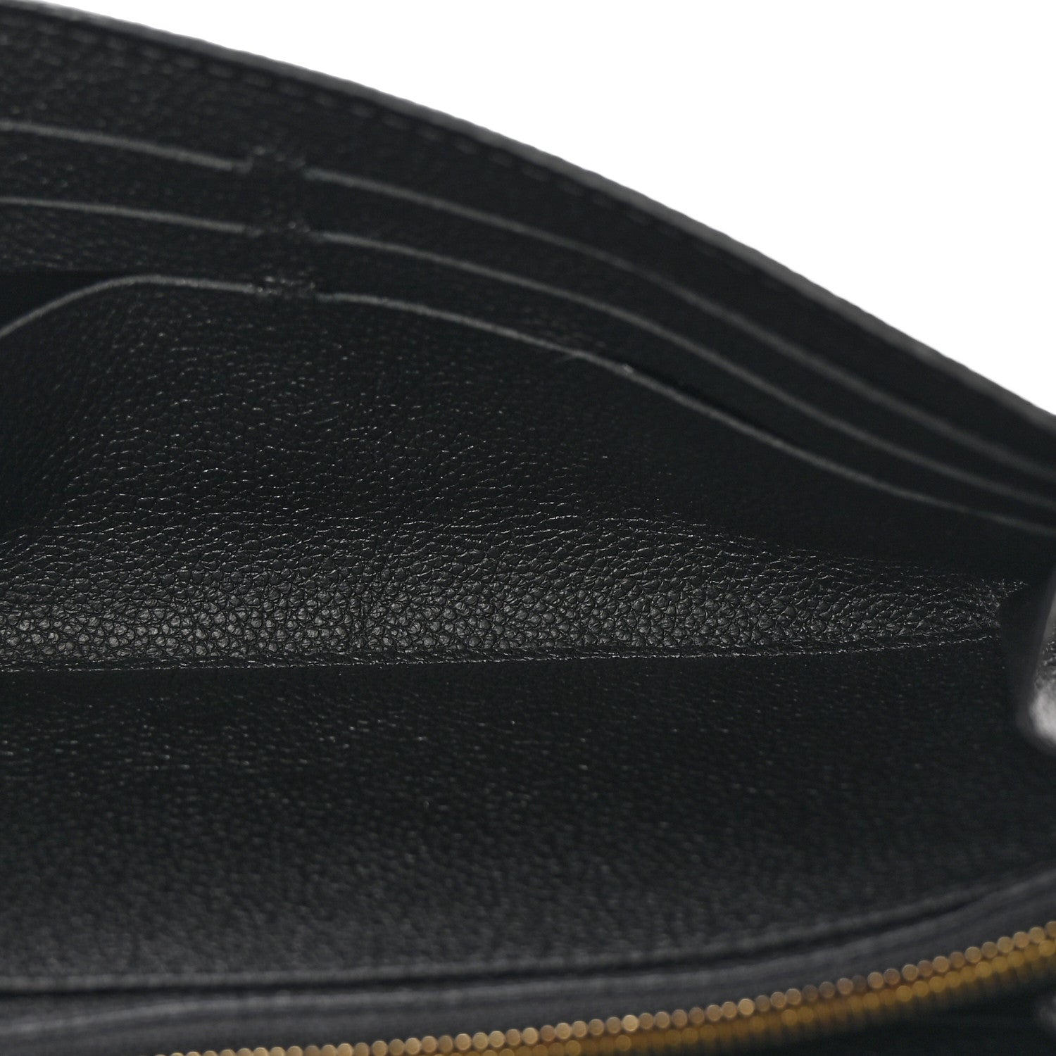 Louis Vuitton Monogram Empreinte Giant Sarah Wallet Black Beige 5 of 6