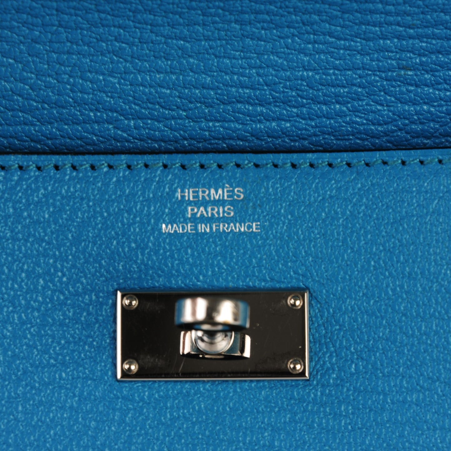 Chevre Mysore Kelly Longue Wallet Turquoise