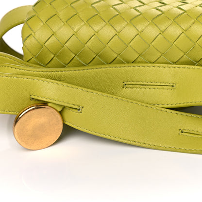 Bottega Veneta Nappa Intrecciato The Fold Crossbody Kiwi 9 of 9