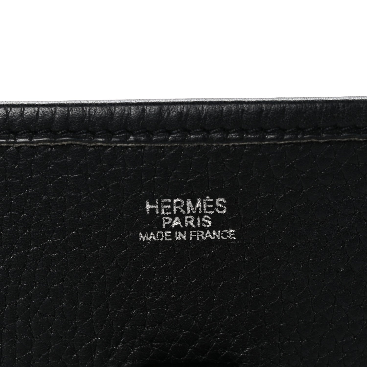 Hermes Taurillon Clemence Evelyne II PM Black 6 of 10