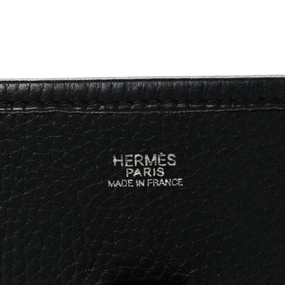 Hermes Taurillon Clemence Evelyne II PM Black 6 of 10