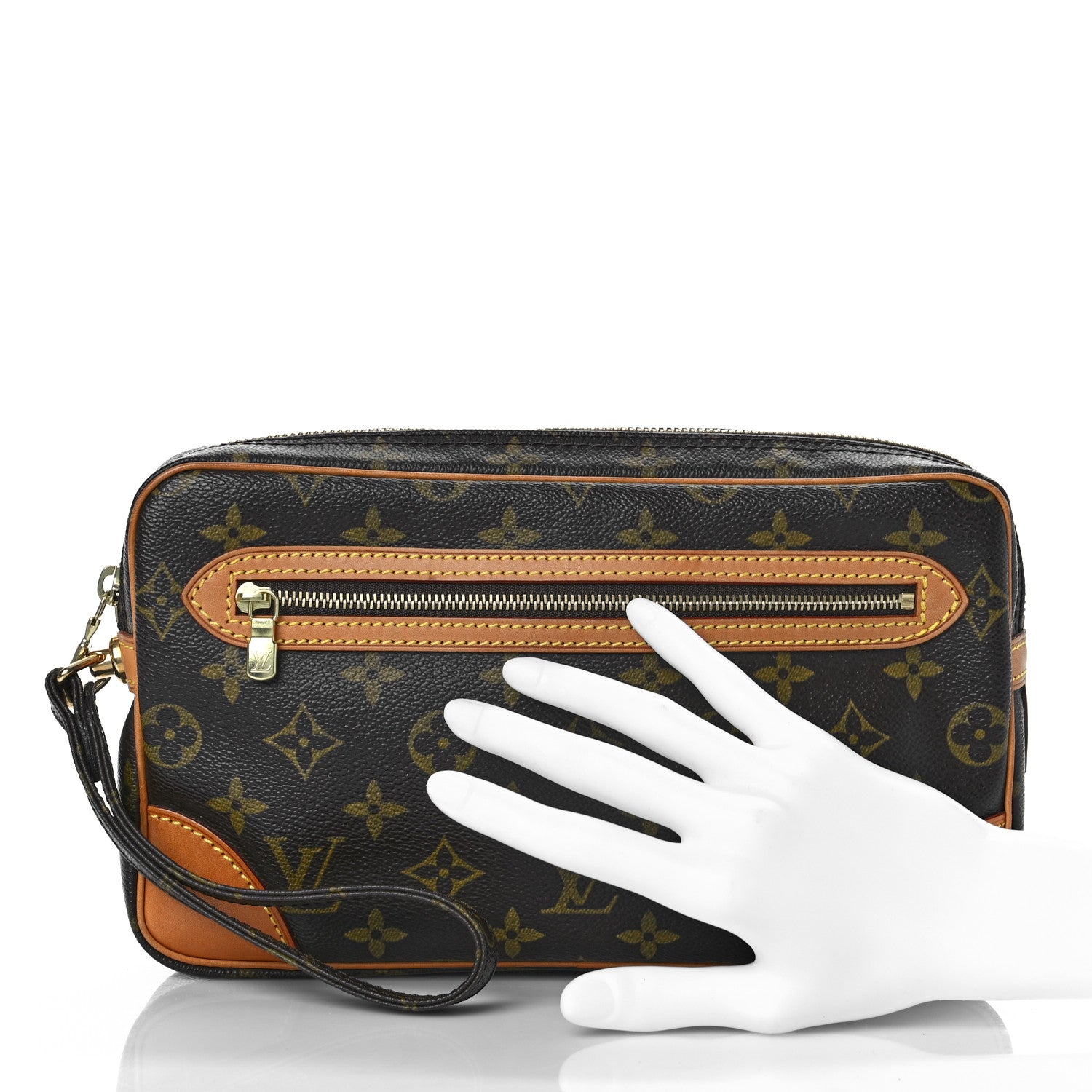Louis Vuitton Monogram Pochette Marly Dragonne 26 2 of 8