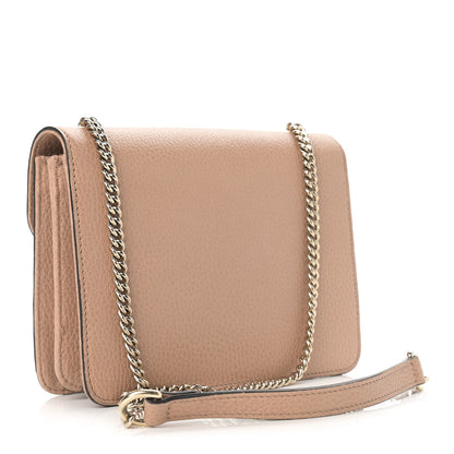 Gucci Dollar Calfskin Small Interlocking G Shoulder Bag Camelia 3 of 10