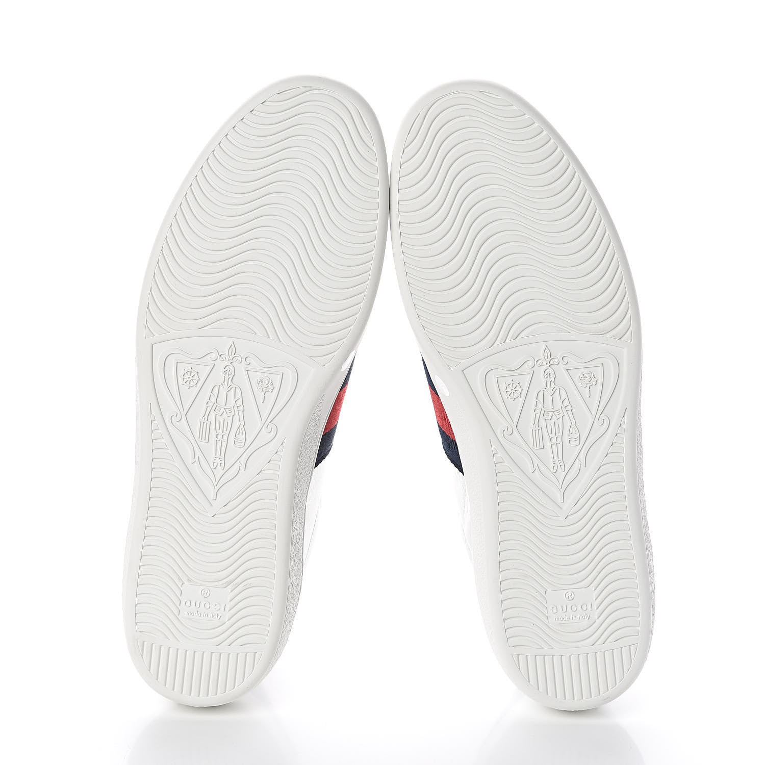Gucci Metallic Nappa Silk Ayers Mens Ace Web Sneakers 11 Silver 7 of 8