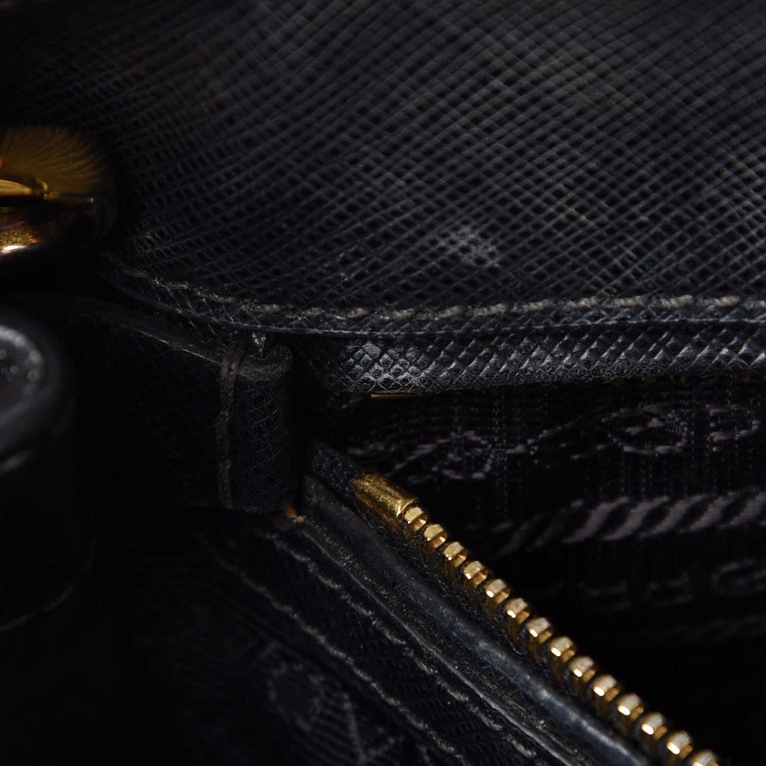 Prada Saffiano Medium Galleria Double Zip Tote Black 13 of 23