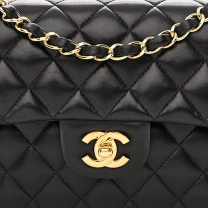 Chanel Lambskin Quilted Small Double Flap Black 8 of 12