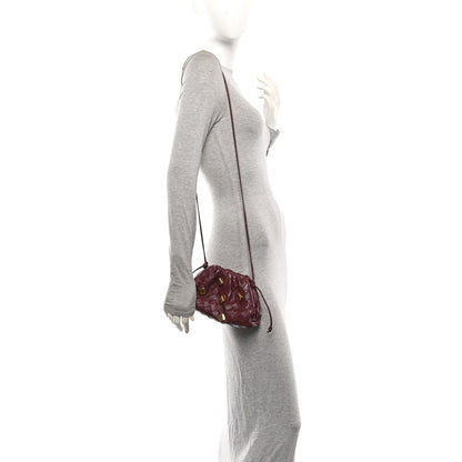 Bottega Veneta Nappa Intrecciato Studded The Mini Pouch Barolo 2 of 11