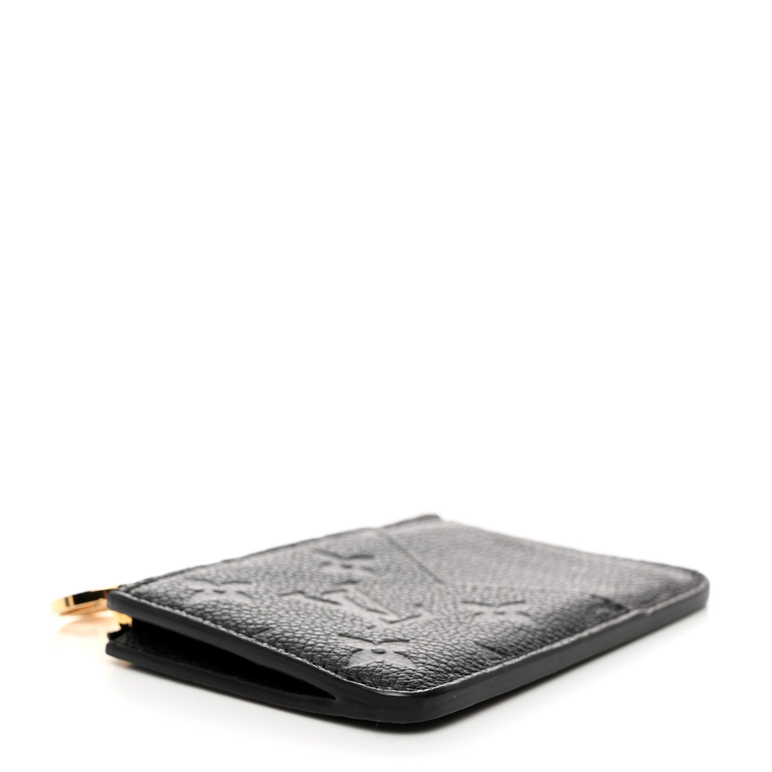 Louis Vuitton LOUIS VUITTON Empreinte Monogram Zipped Romy Card Holder Black 4 of 6