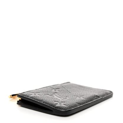 Louis Vuitton LOUIS VUITTON Empreinte Monogram Zipped Romy Card Holder Black 4 of 6