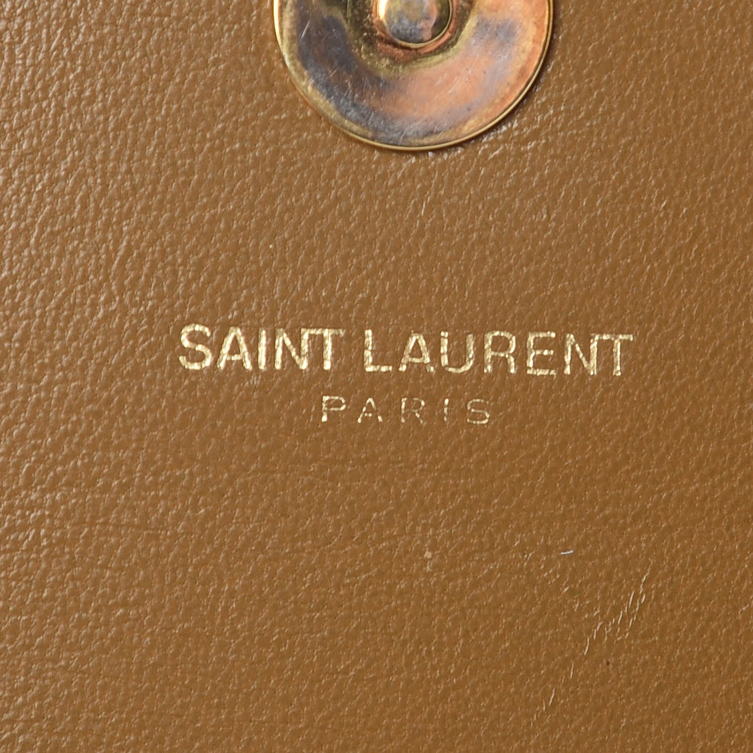 Saint Laurent Suede Small Classic Monogram Kate Tassel Satchel Light Ochre 11 of 21
