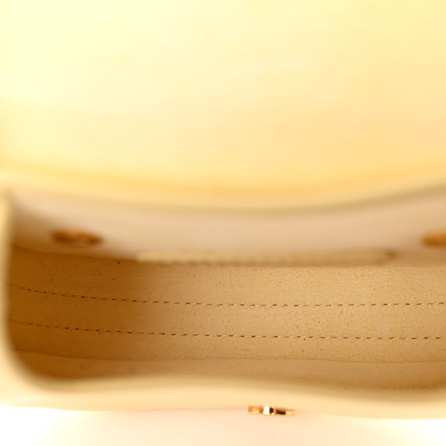 Christian Dior Box Calfskin Micro Bobby Flap Pale Yellow 5 of 9
