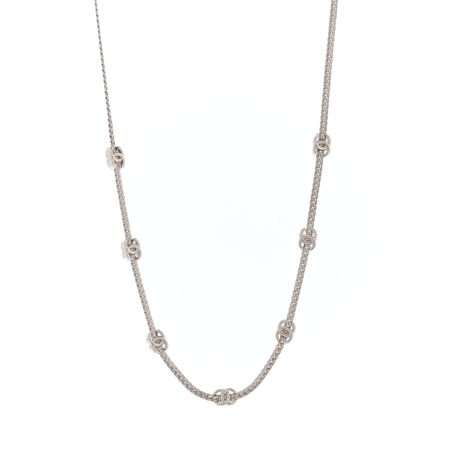Chanel Metal CC Short Chain Necklace Gold 1 of 6