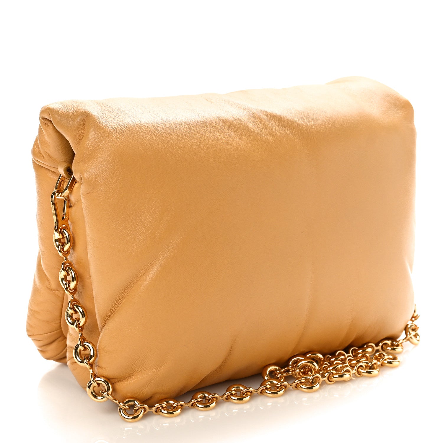 Loewe Lambskin Goya Puffer Bag Oak 2 of 9