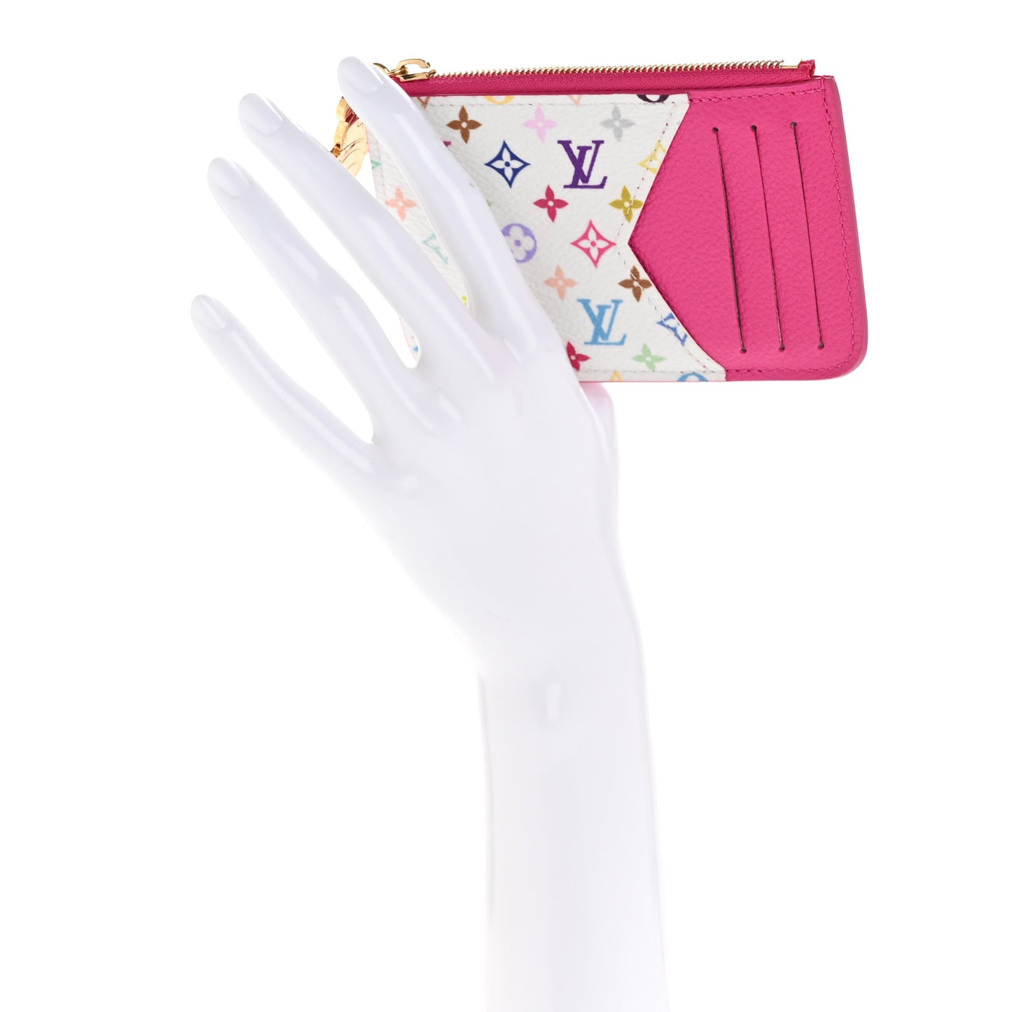 LV X TM Monogram Romy Card Holder Kawaii Pink