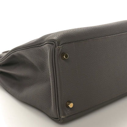 Hermes Togo Kelly Retourne 35 Etain 9 of 10