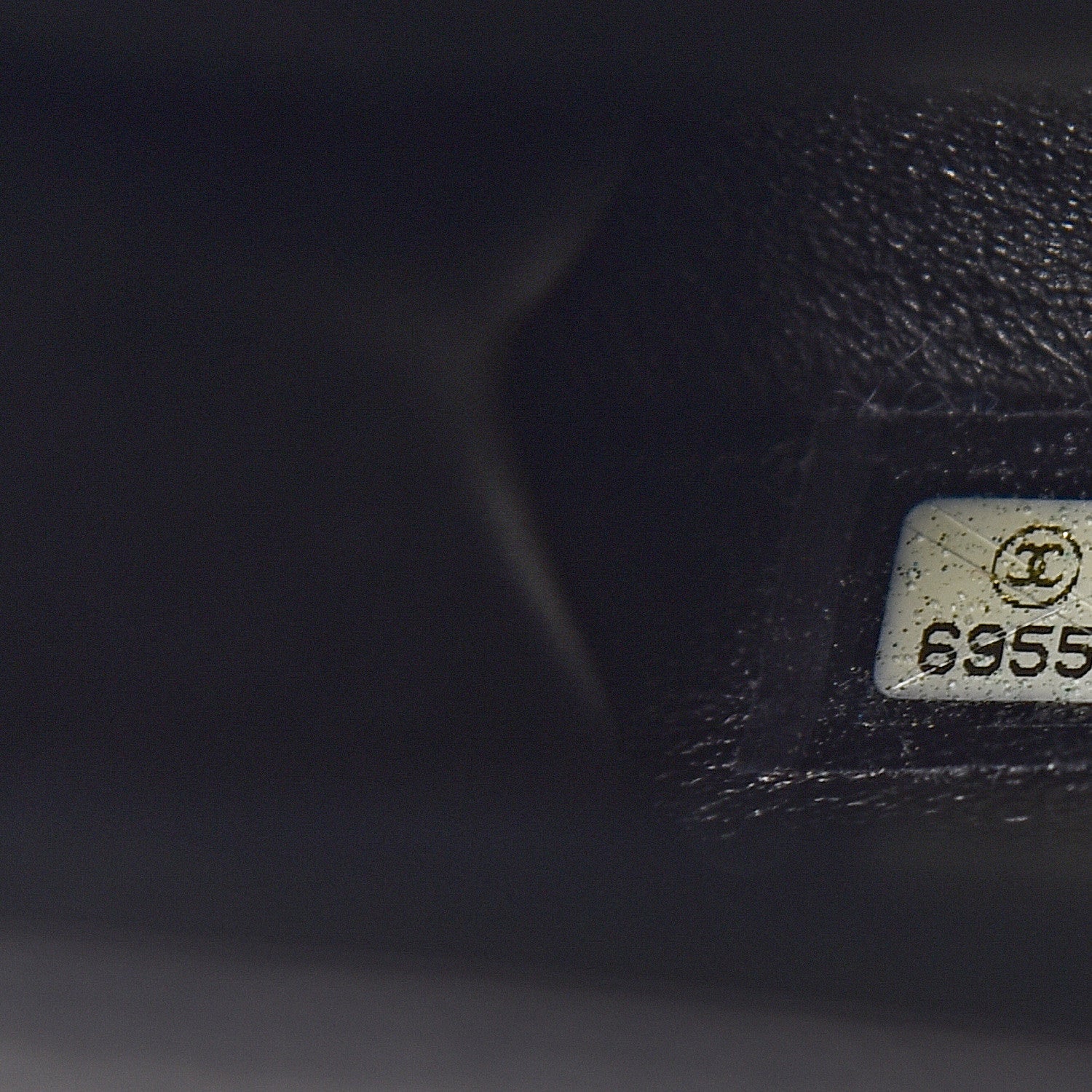 Chanel Lambskin Chocolate Bar Chain Clutch Black 9 of 15