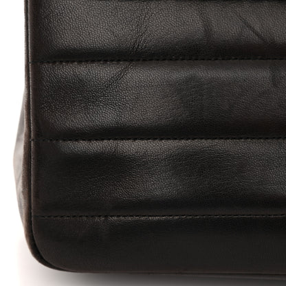 Chanel Lambskin Horizontal Quilt Jumbo Single Flap Black 16 of 16