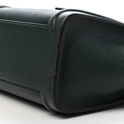 Celine Drummed Calfskin Nano Luggage Amazone 9 of 9