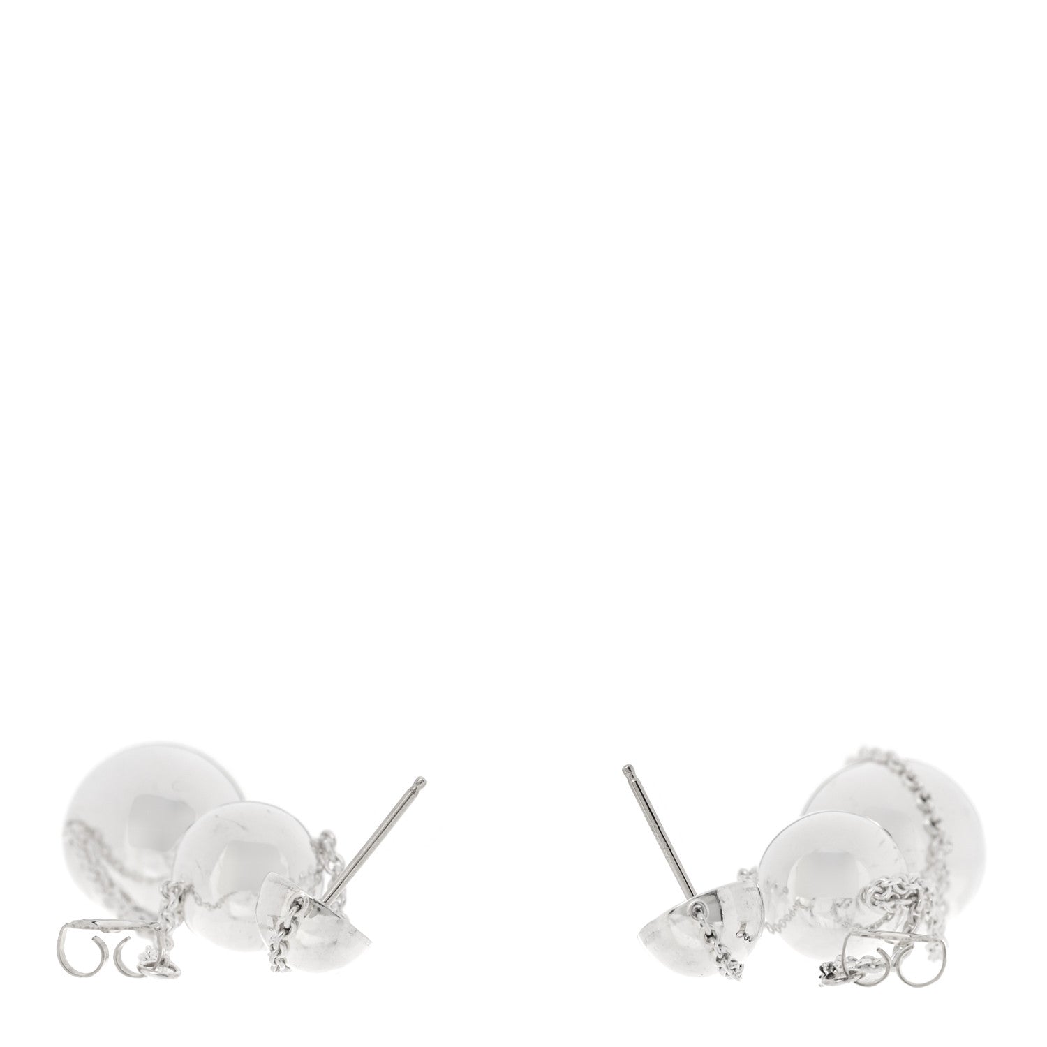 Tiffany Sterling Silver HardWear Triple Drop Earrings 3 of 4