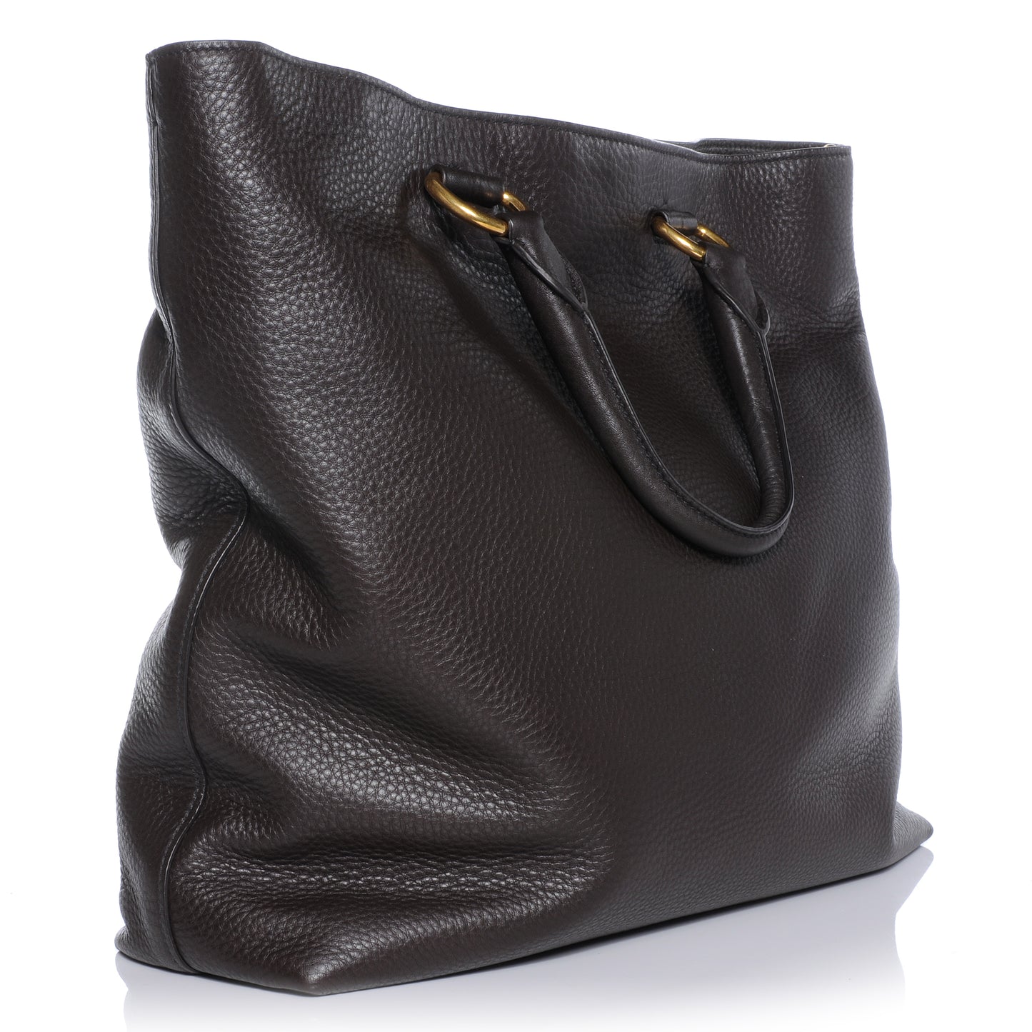 Vitello Daino Tote Teak