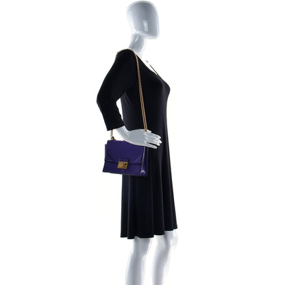 Fendi Vitello Grace Matte Small Kan U Shoulder Bag Purple Rain 3 of 17