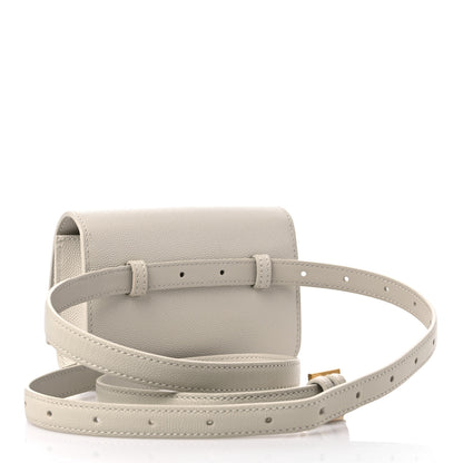 Saint Laurent Grain De Poudre Monogram Kate Belt Bag Crema Soft 3 of 8