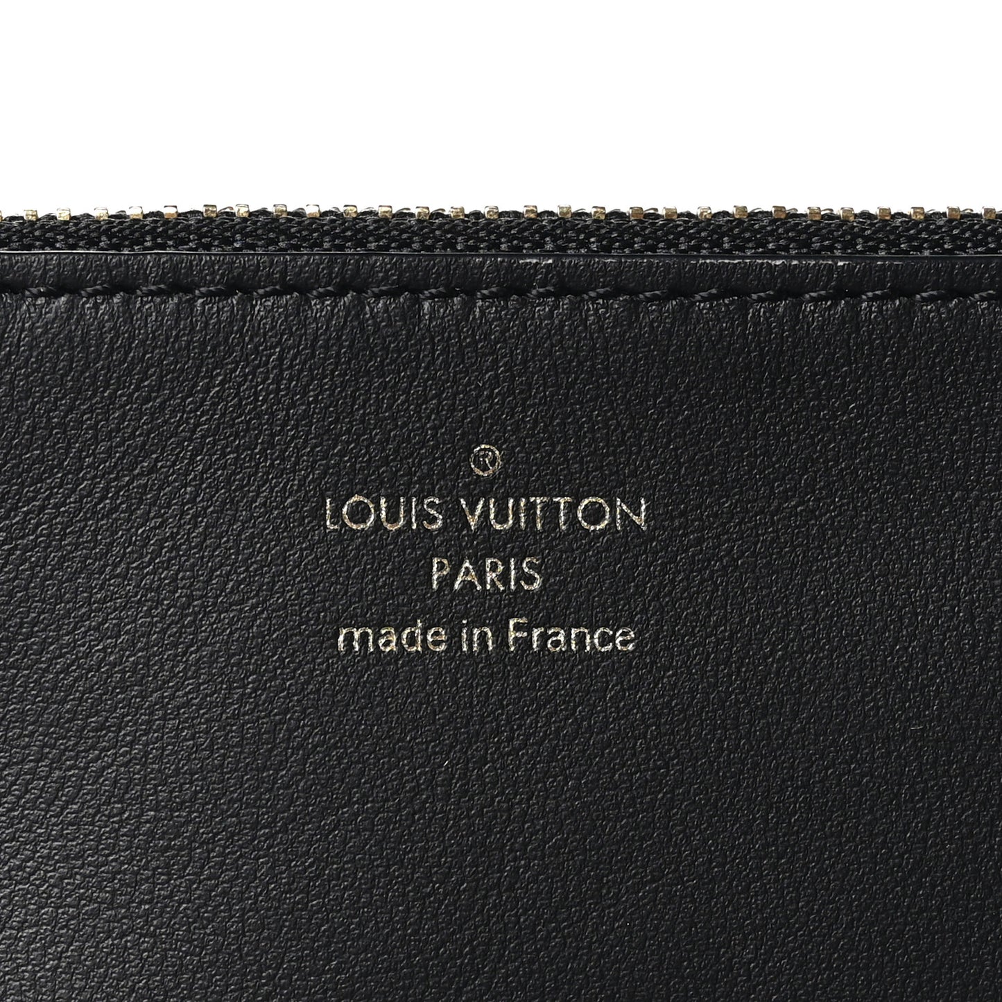 Cotton Calfskin Monogram Nano Bucket Bag Black