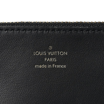 Louis Vuitton Cotton Calfskin Monogram Nano Bucket Bag Black 7 of 10