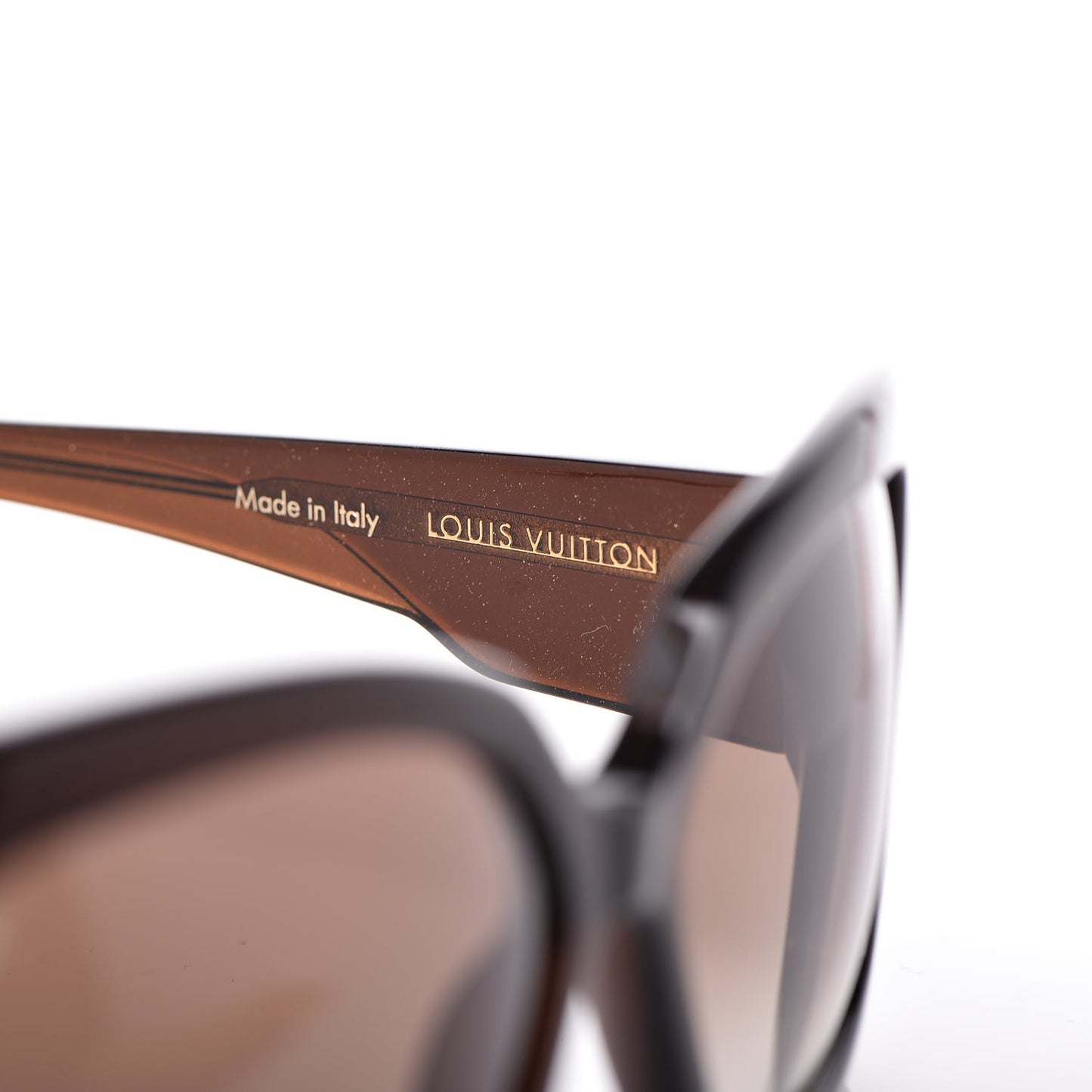 Hortensia Square Sunglasses Z0366W Brown Glitter