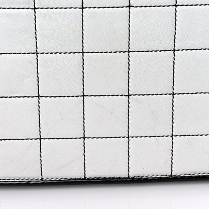 Chanel Lambskin Reissue Chocolate Bar Flap White Black 25 of 30