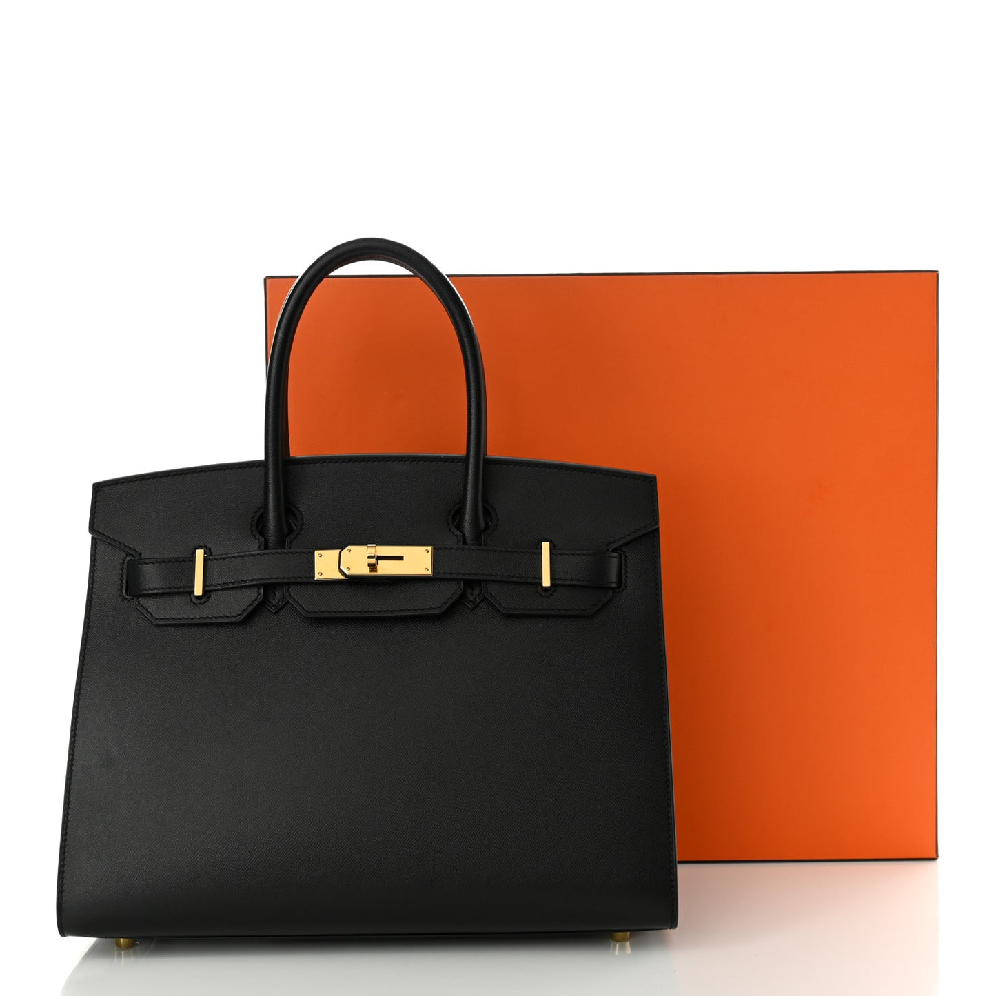 Madame Calfskin Birkin Sellier 30 Black