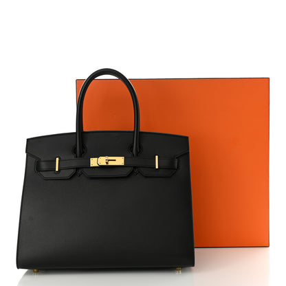 Hermes Madame Calfskin Birkin Sellier 30 Black 11 of 11