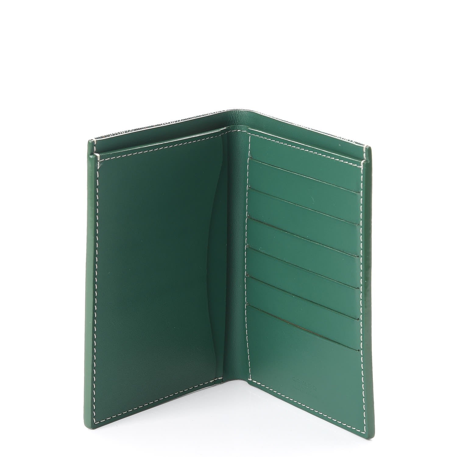 Goyard Goyardine Moliere Wallet Green 5 of 11