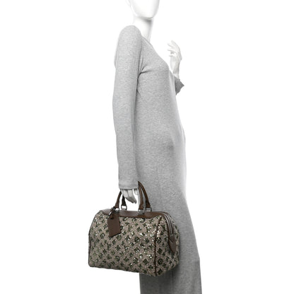 Louis Vuitton Sequin Monogram Sunshine Express Speedy Kaki 2 of 10