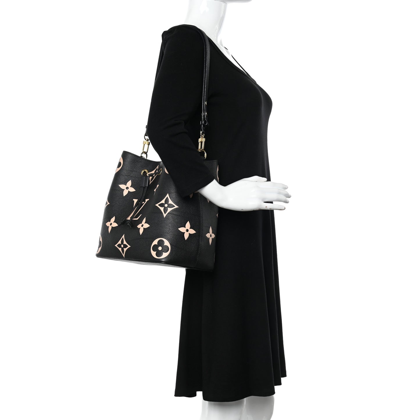 Empreinte Monogram Giant Neonoe MM Black Beige