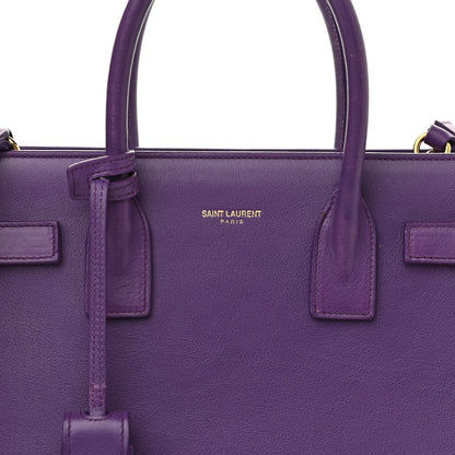 Saint Laurent Calfskin Baby Sac de Jour Purple 8 of 15