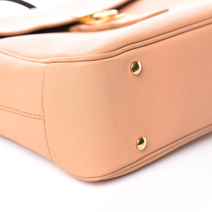 Burberry Trench Calfskin Large DK88 Top Handle Bag Pale Clementine 10 of 11