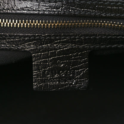 Gucci Monogram Medium Hasler Tote Black 6 of 10