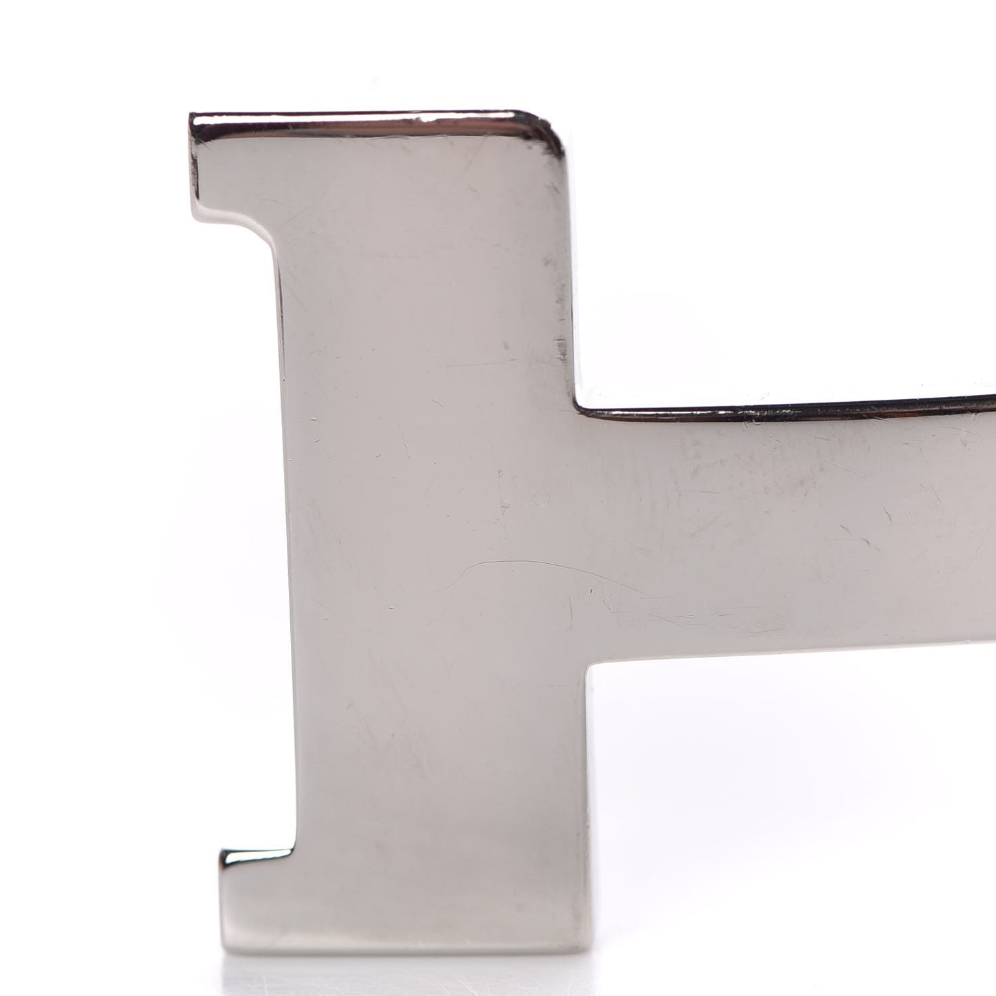 Polished Palladium Constance 24mm Belt Buckle Silver