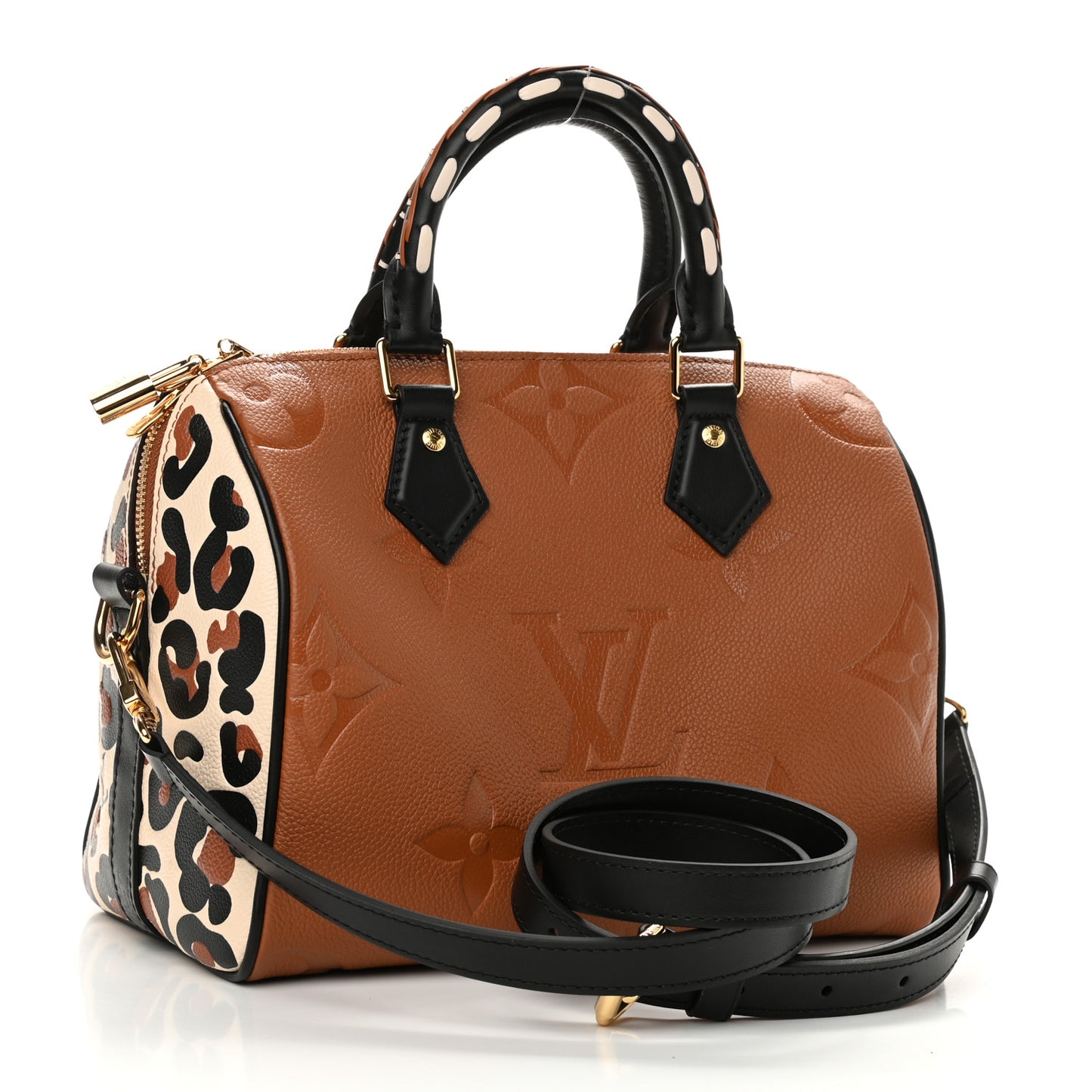 Empreinte Monogram Giant Wild At Heart Speedy Bandouliere 25 Caramel